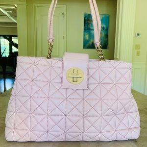 kate spade pink leather handbag